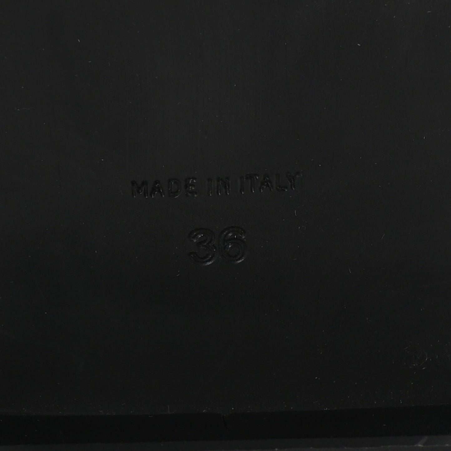 Lambskin Cork Chain Sandals 36 Black