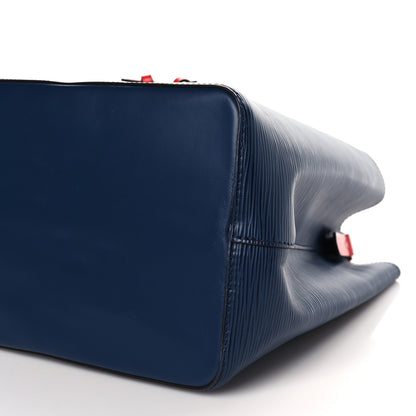 Louis Vuitton Epi Neonoe Indigo Coquelicot 8 of 8