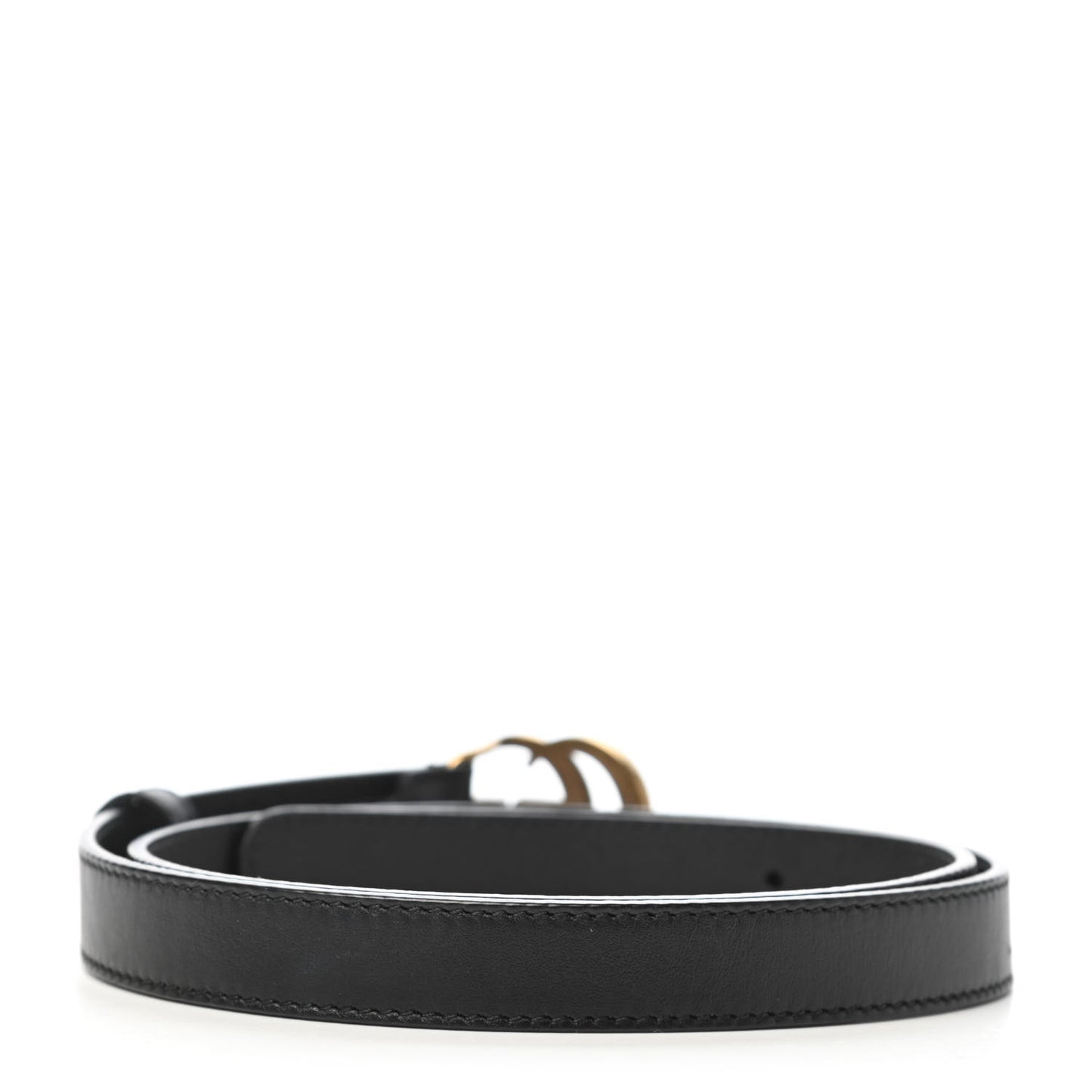 Calfskin Double G 20mm Belt 80 32 Black