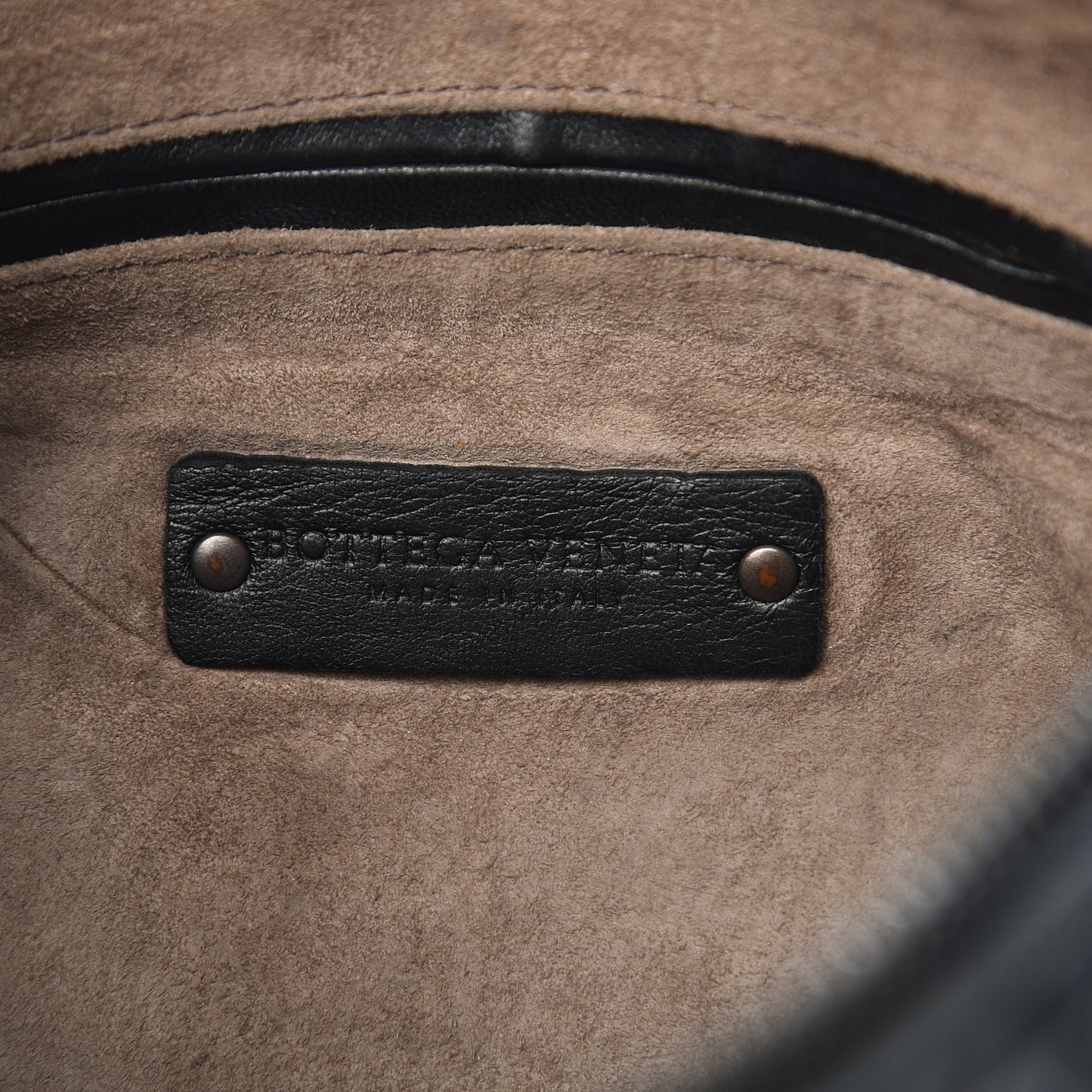 Nappa Intrecciato Nodini Bag Black