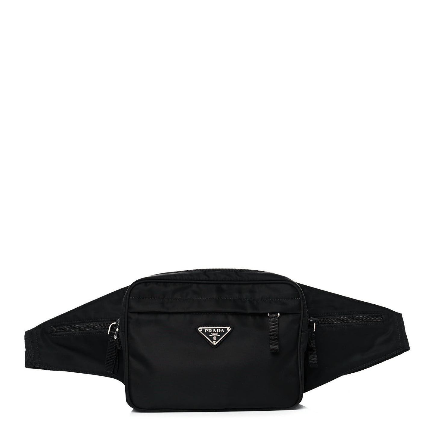 Tessuto Nylon Saffiano Belt Bag Black