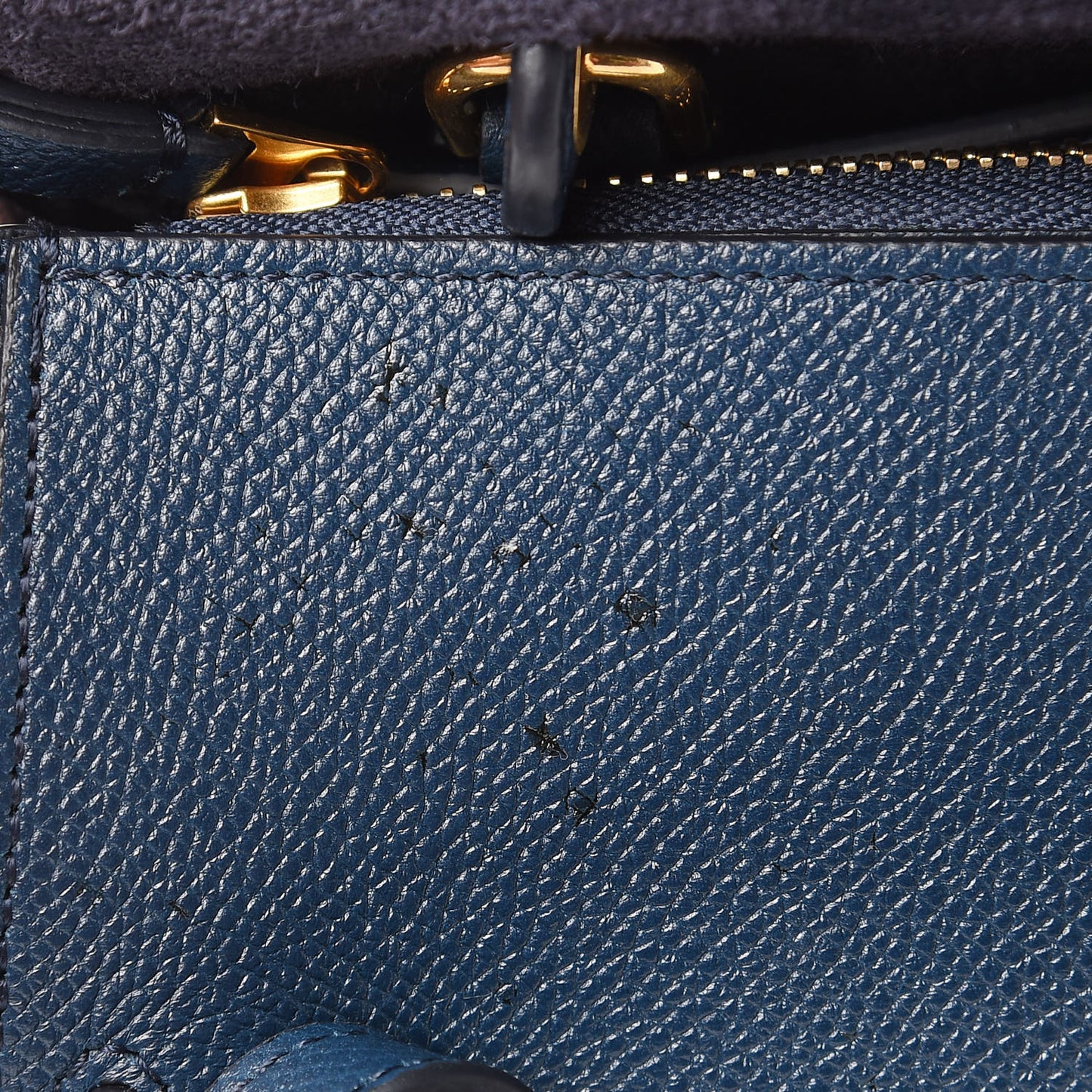 Baby Grained Calfskin Micro Belt Bag Deepsea