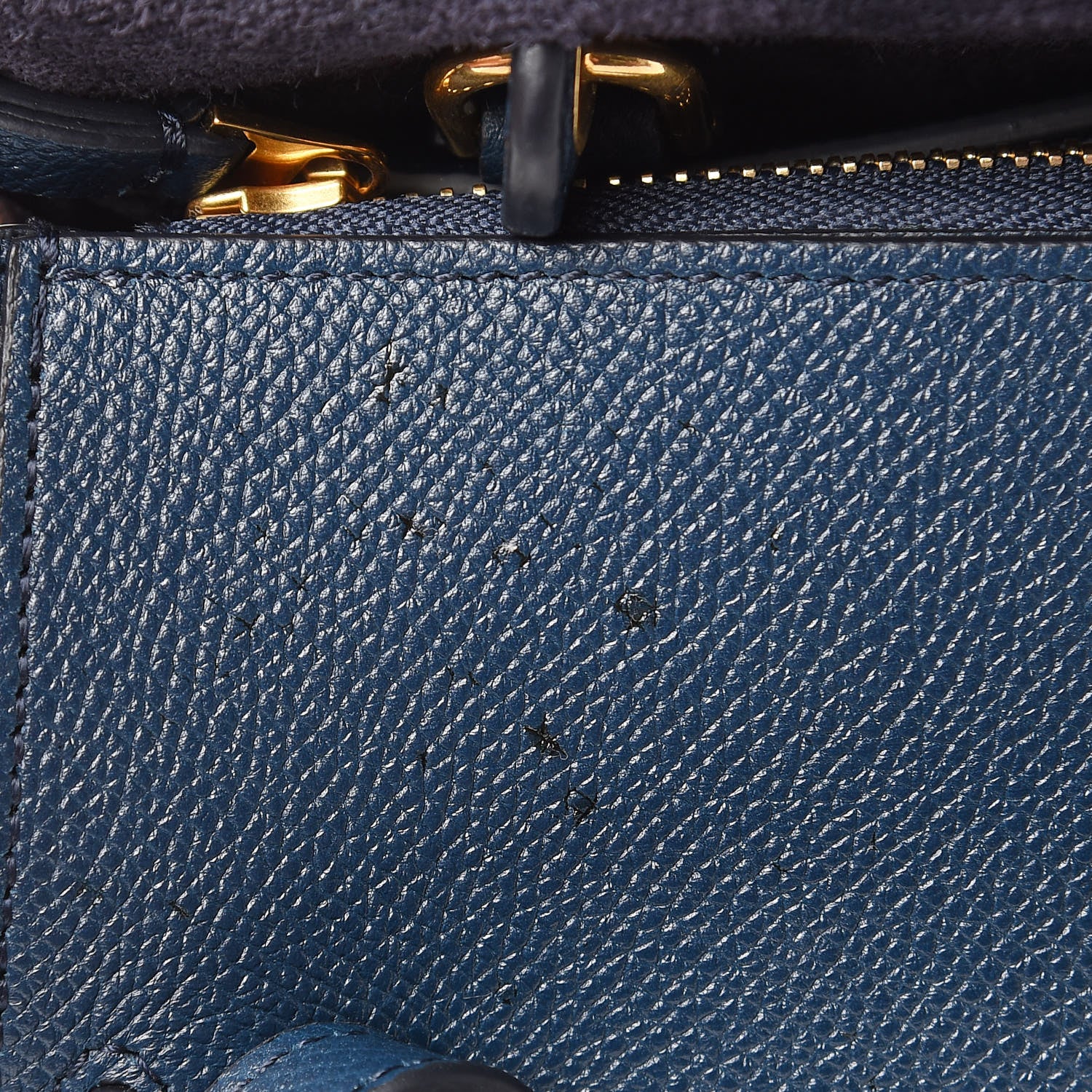 Celine Baby Grained Calfskin Micro Belt Bag Deepsea 7 of 10