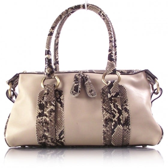 Burberry Leather Python Tote Bag 1 of 11