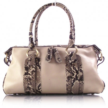 Burberry Leather Python Tote Bag 1 of 11