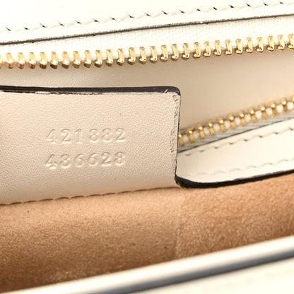 Gucci Calfskin Small Sylvie Shoulder Bag Off White 7 of 10