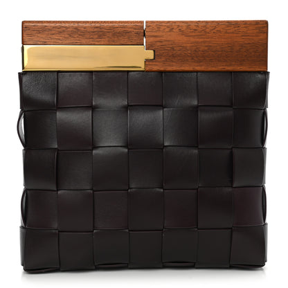 Bottega Veneta Nappa Intrecciato The Snap Clutch Grape 1 of 9