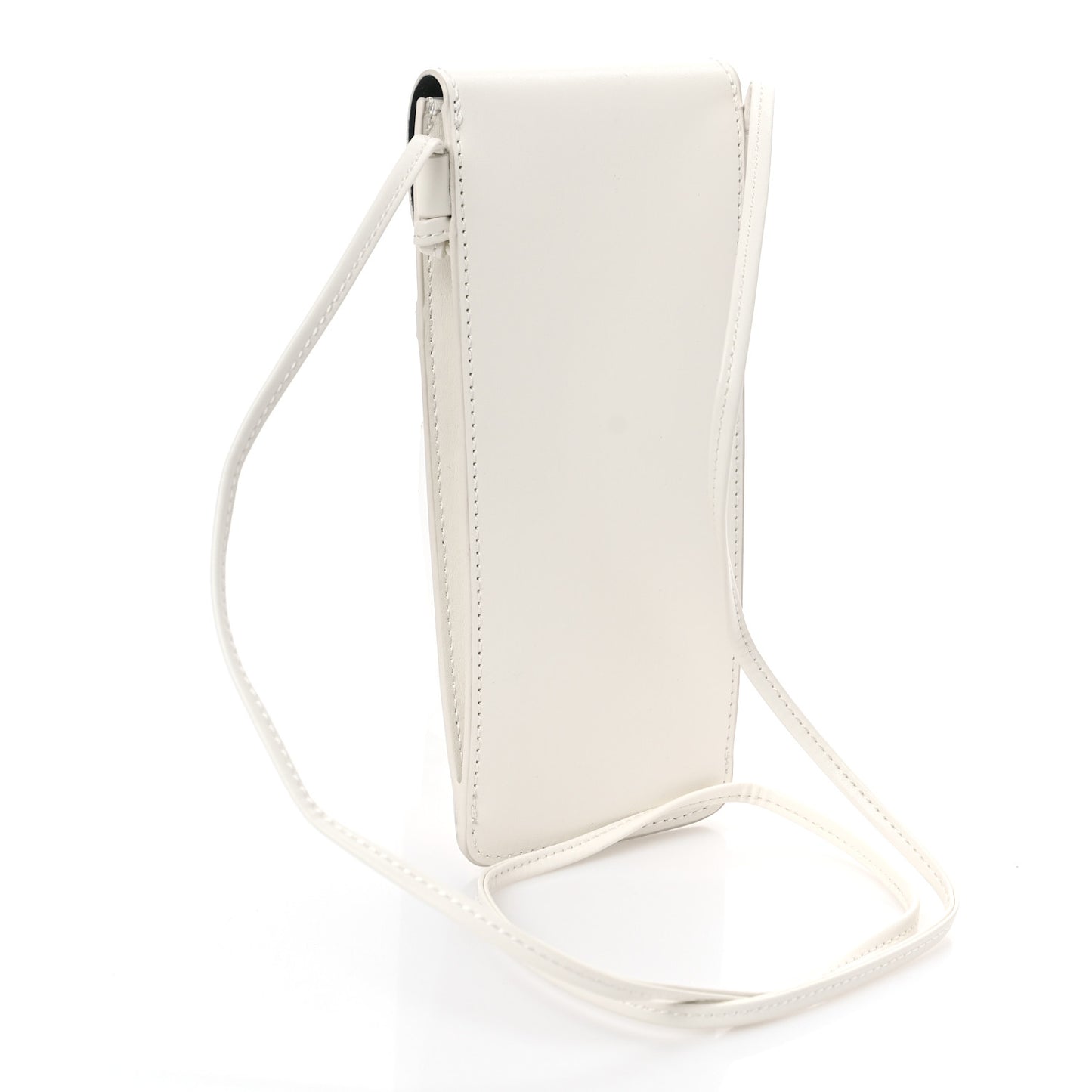 Smooth Calfskin Sunglasses Pouch White