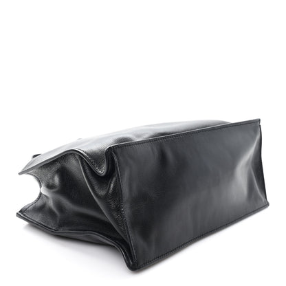 Prada Glace Calfskin Tote Black 4 of 10