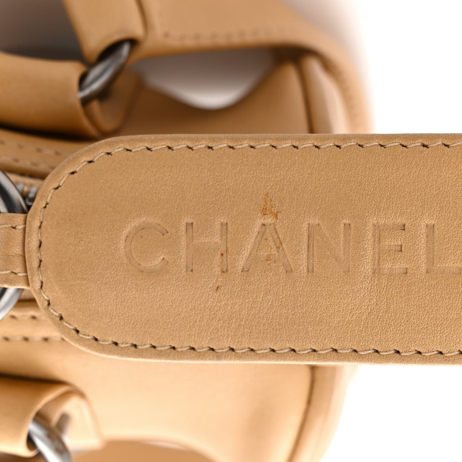 Chanel Lambskin CC Shoulder Bag Beige 12 of 13