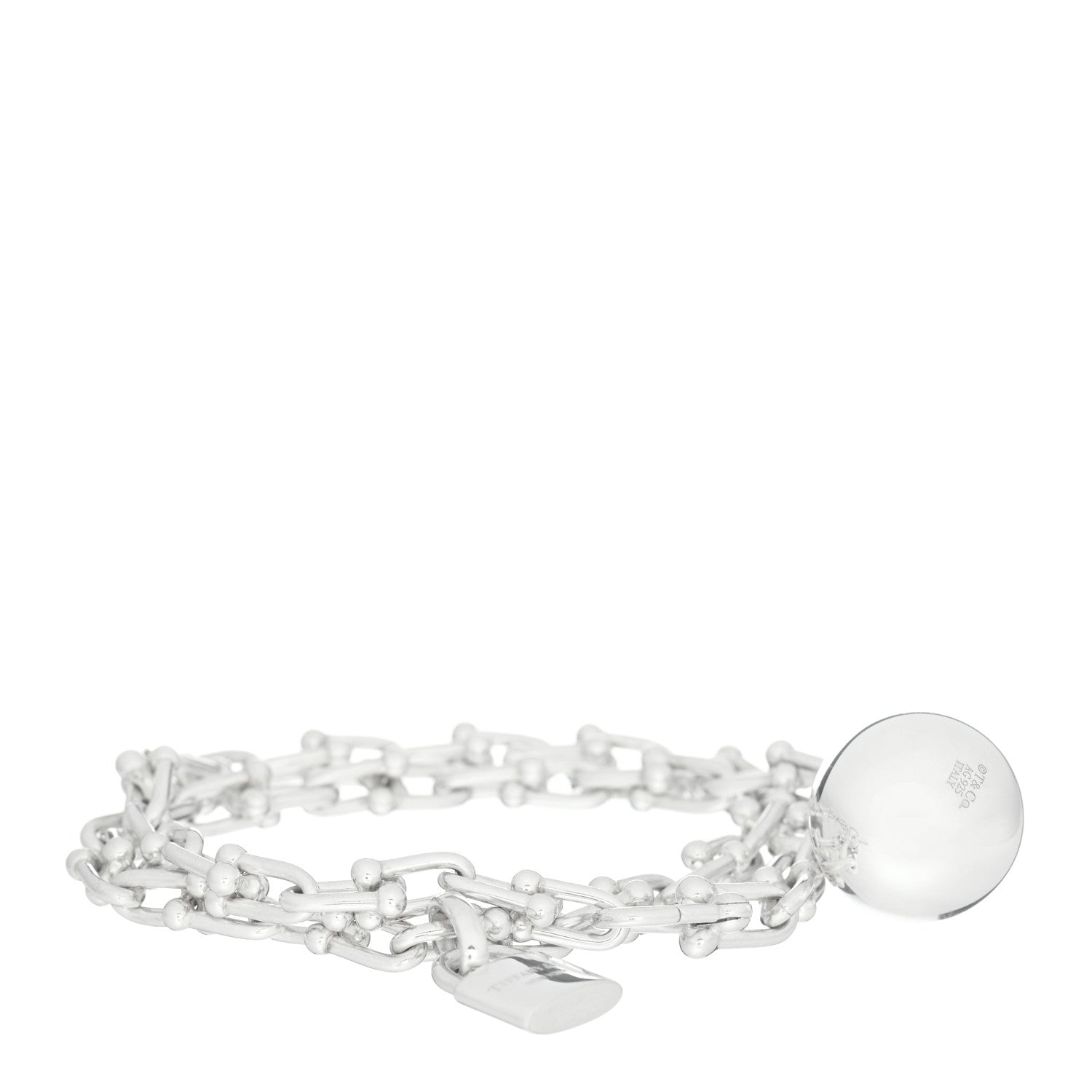Tiffany Sterling Silver HardWear Wrap Bracelet 1 of 4