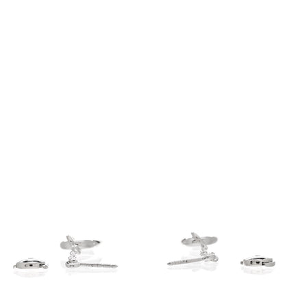 Hermes Sterling Silver Farandole Drop Earrings 3 of 5