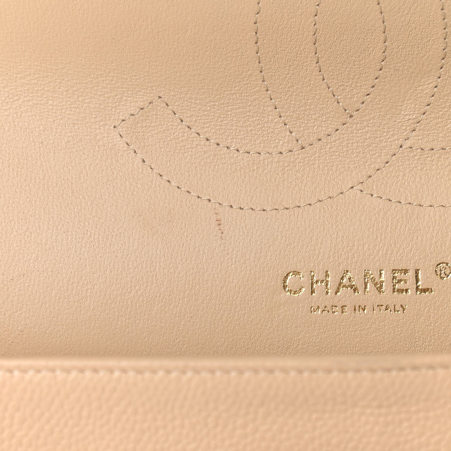 Chanel Caviar Quilted Jumbo Double Flap Beige Clair 16 of 19