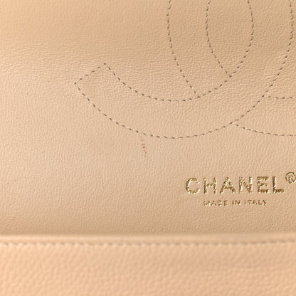 Chanel Caviar Quilted Jumbo Double Flap Beige Clair 16 of 19