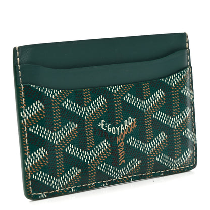 Goyard Goyardine Saint Sulpice Card Holder Green 3 of 8
