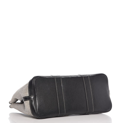Hermes Twill D H Negonda Garden Party 30 TPM Ecru Black 5 of 11