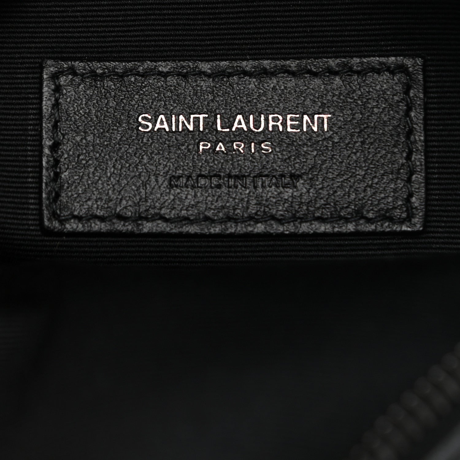 Saint Laurent Calfskin Matelasse Chevron Round Vinyle Camera Bag Black 6 of 10