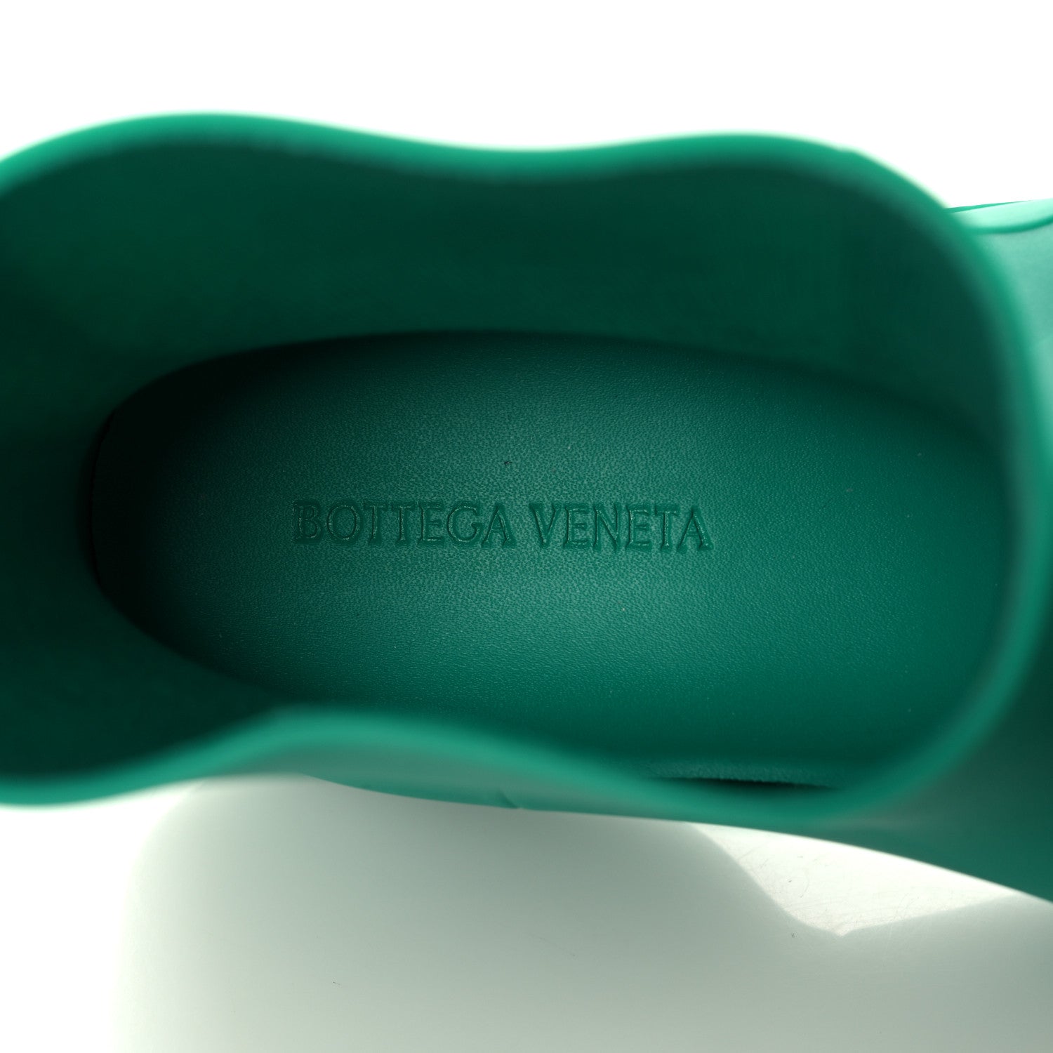 Bottega Veneta Rubber Puddle Boots 38 Acid Turquoise 7 of 8