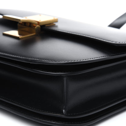 Celine Box Calfskin Medium Classic Box Flap Bag Black 13 of 15