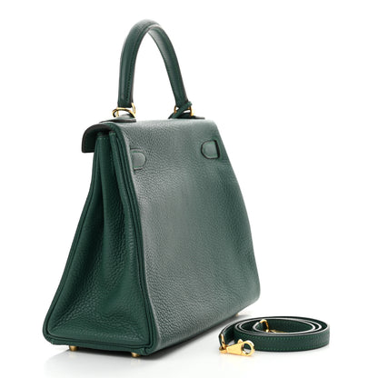 Hermes Taurillon Clemence Kelly Retourne 28 Malachite 3 of 12