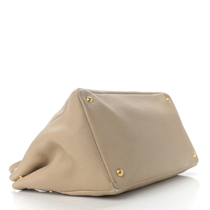 Prada Vitello Daino Tote Sabbia 3 of 14