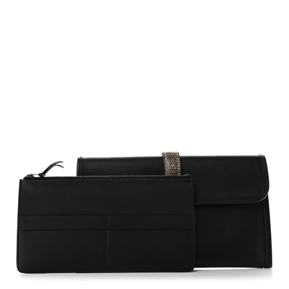 Hermes Swift Lizard Jige Touch Duo Clutch Black Ombre 3 of 7