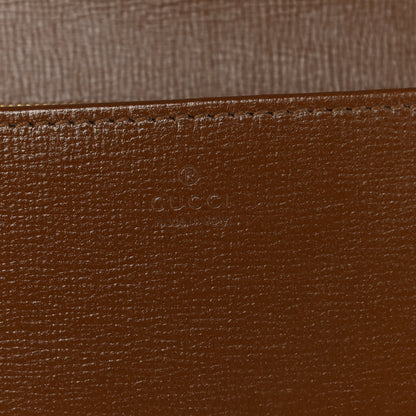 Gucci GG Supreme Monogram Azalea Calfskin Horsebit 1955 Wallet On Chain Beige Ebony Brown Sugar 7 of 11