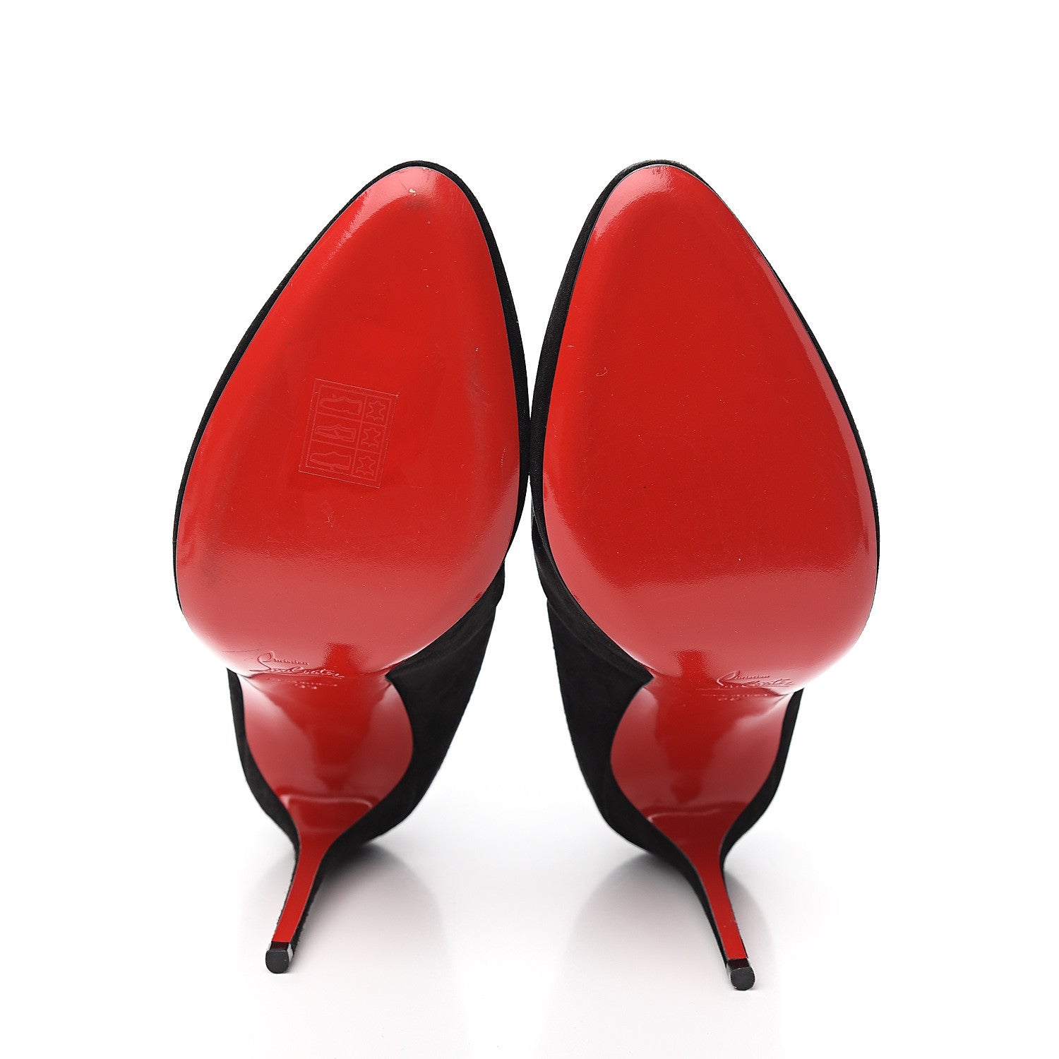 Christian Louboutin Veau Velours Canadada 100 Booties 39 Black 5 of 7