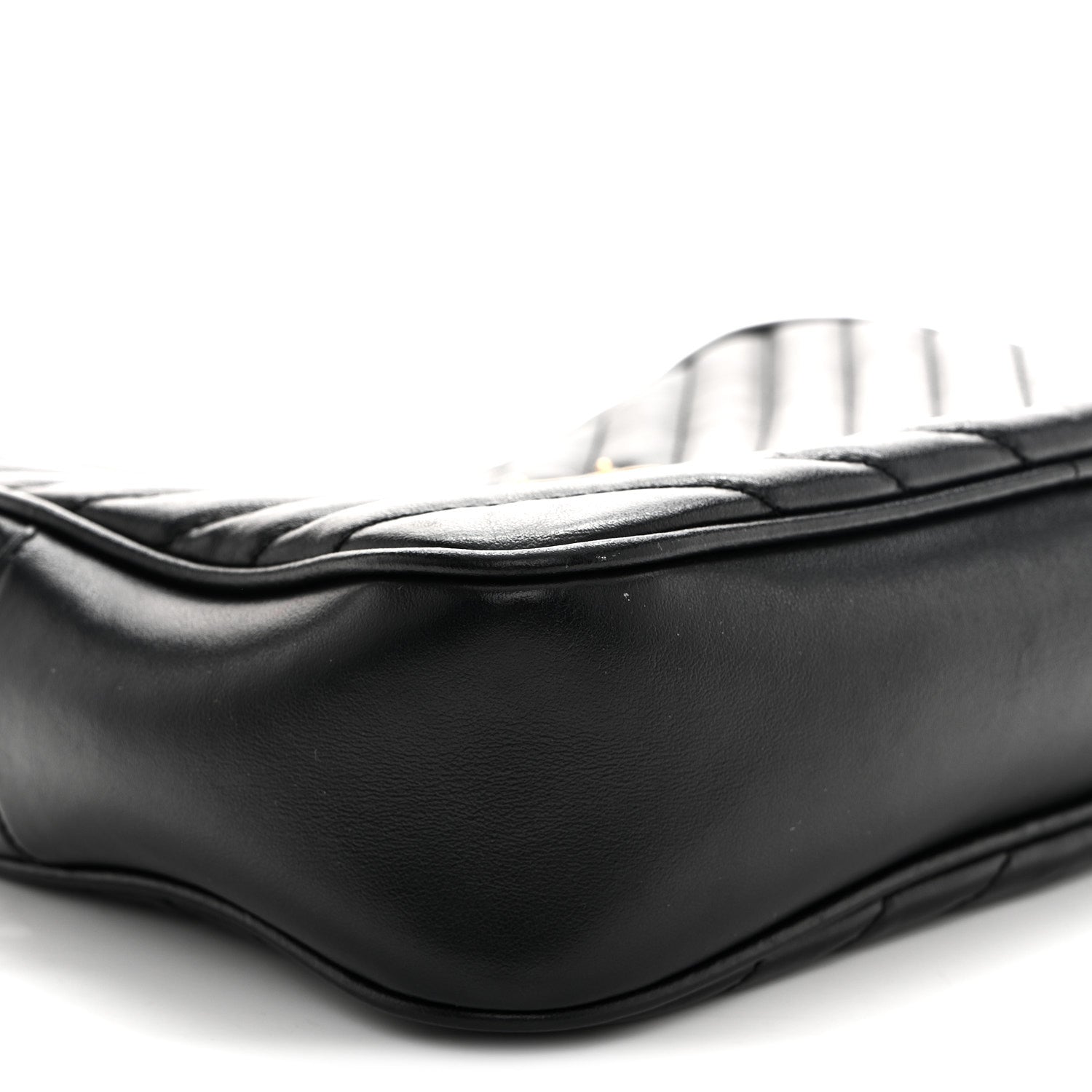 Saint Laurent Calfskin Matelasse Monogram Lou Camera Bag Black 8 of 11