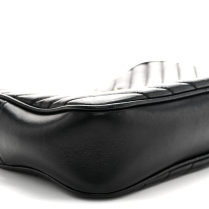 Saint Laurent Calfskin Matelasse Monogram Lou Camera Bag Black 8 of 11