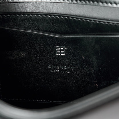 Givenchy Box Calfskin Medium 4G Cube Chain Shoulder Bag Black 8 of 16