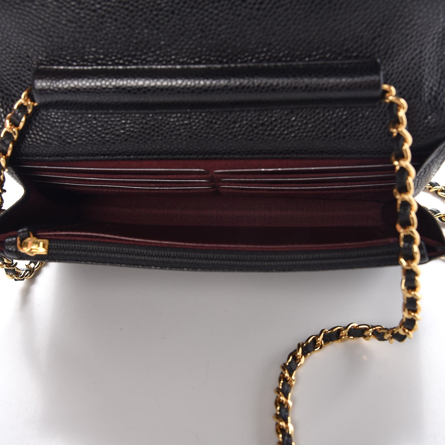 Chanel Caviar Quilted Wallet On Chain WOC Black 5 of 9