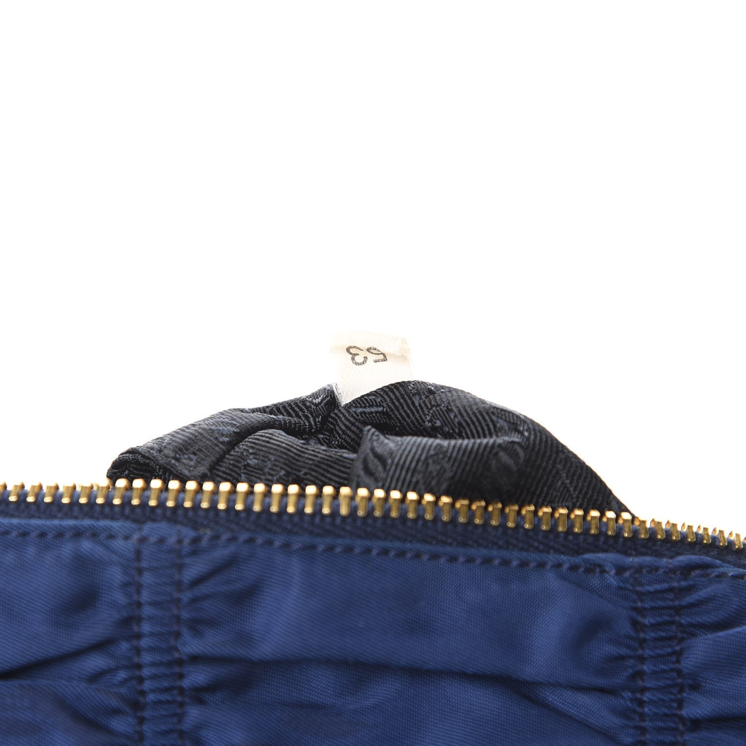 Prada Tessuto Nylon Gaufre Cosmetic Pouch Bluette 6 of 7