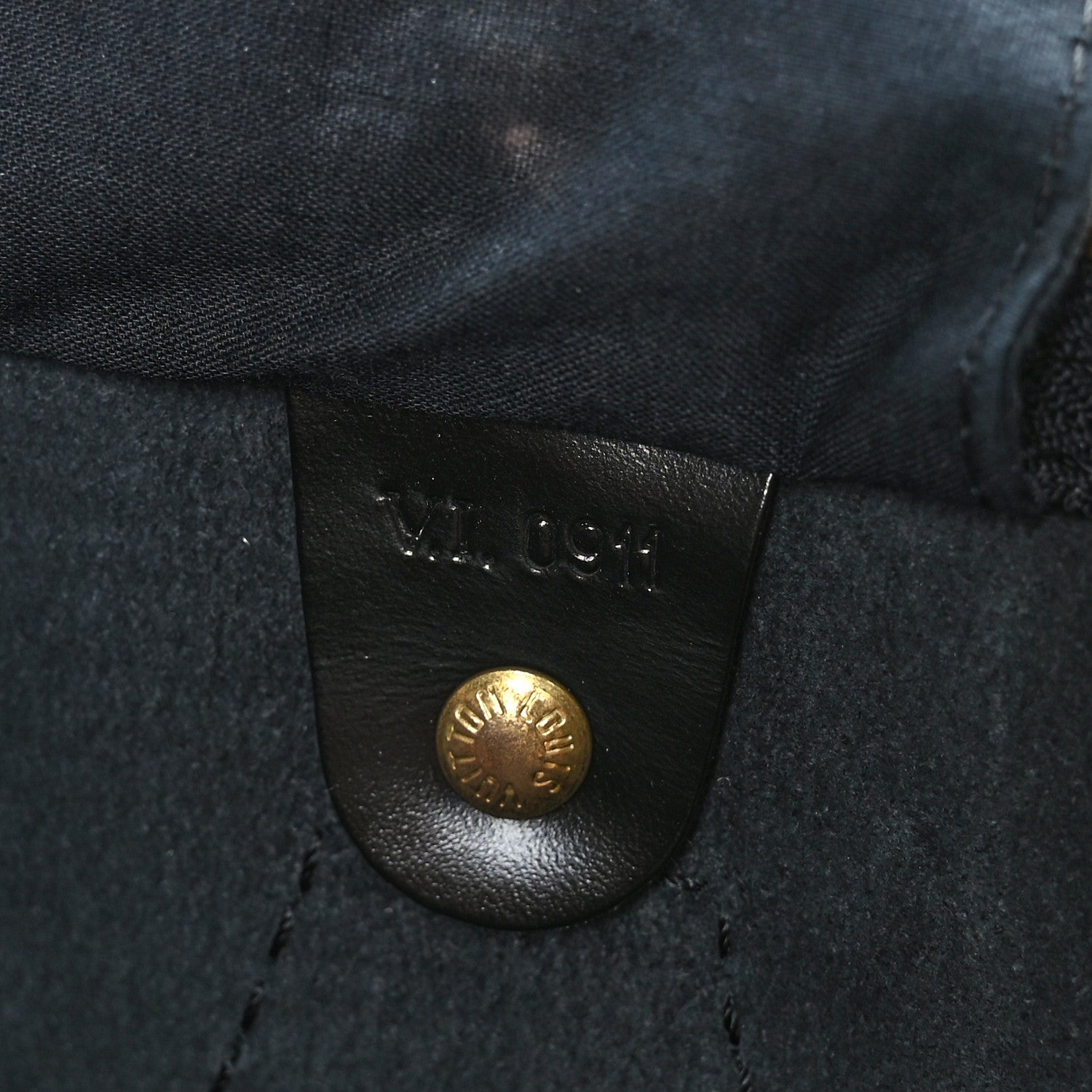 Louis Vuitton Epi Speedy 40 Black 5 of 9