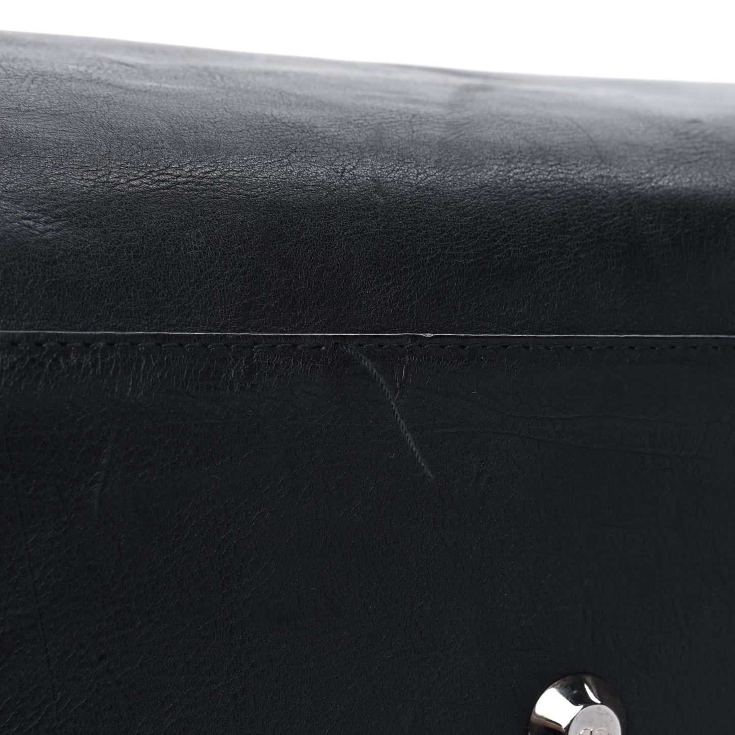 Calfskin CD Tote Black