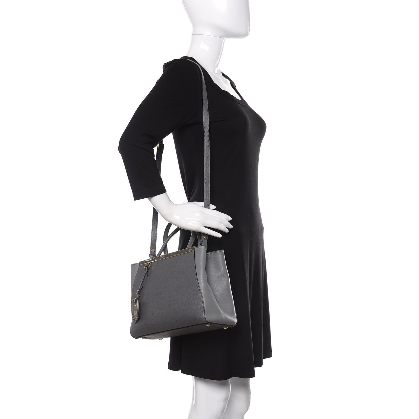 Vitello Elite Petite 2Jours Tote Grigio Grigio Chiaro