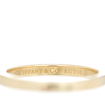 Tiffany 18K Yellow Gold Diamond Novo Half Circle Band Ring 48 4.5 4 of 4
