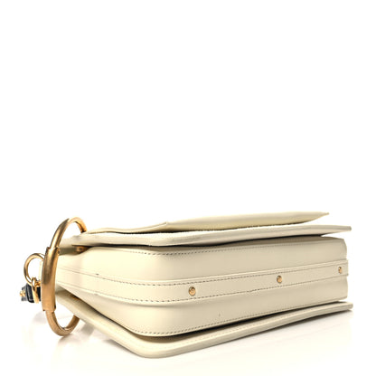 Chloe Calfskin Medium Roy Bag Natural White 4 of 12