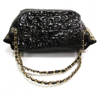 Chanel Patent Puzzle Accordion Flap Bag Black 5 of 11