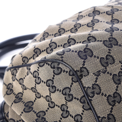 Gucci Monogram Medium Sukey Boston Bag Navy 11 of 17