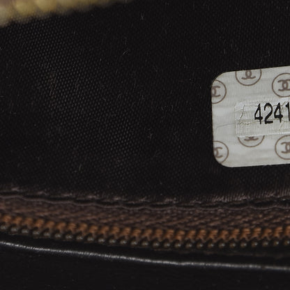 Chanel Lambskin Quilted Camera Case Brown 8 of 11