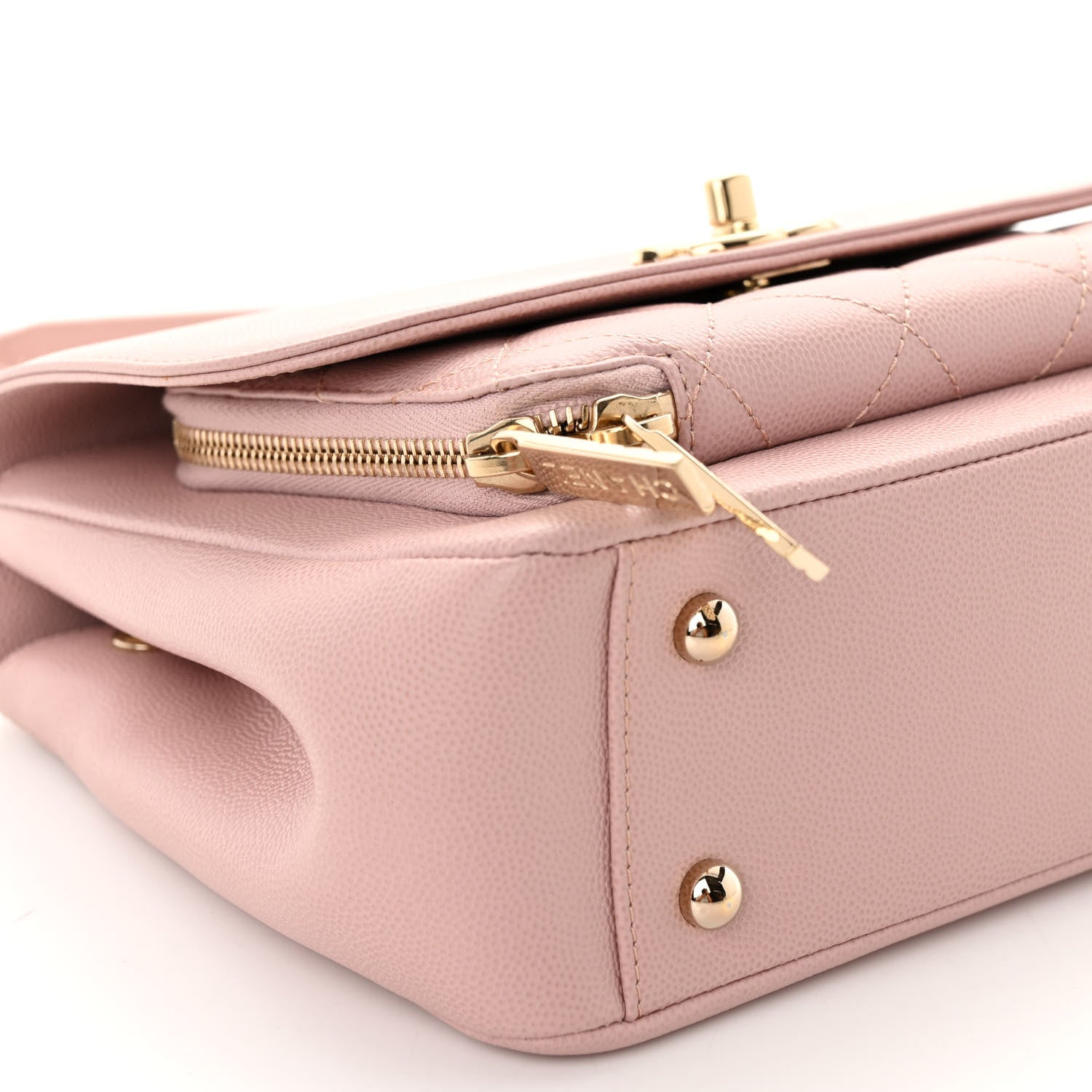 Chanel Caviar Quilted Medium Business Affinity Flap Light Pink 8 of 9