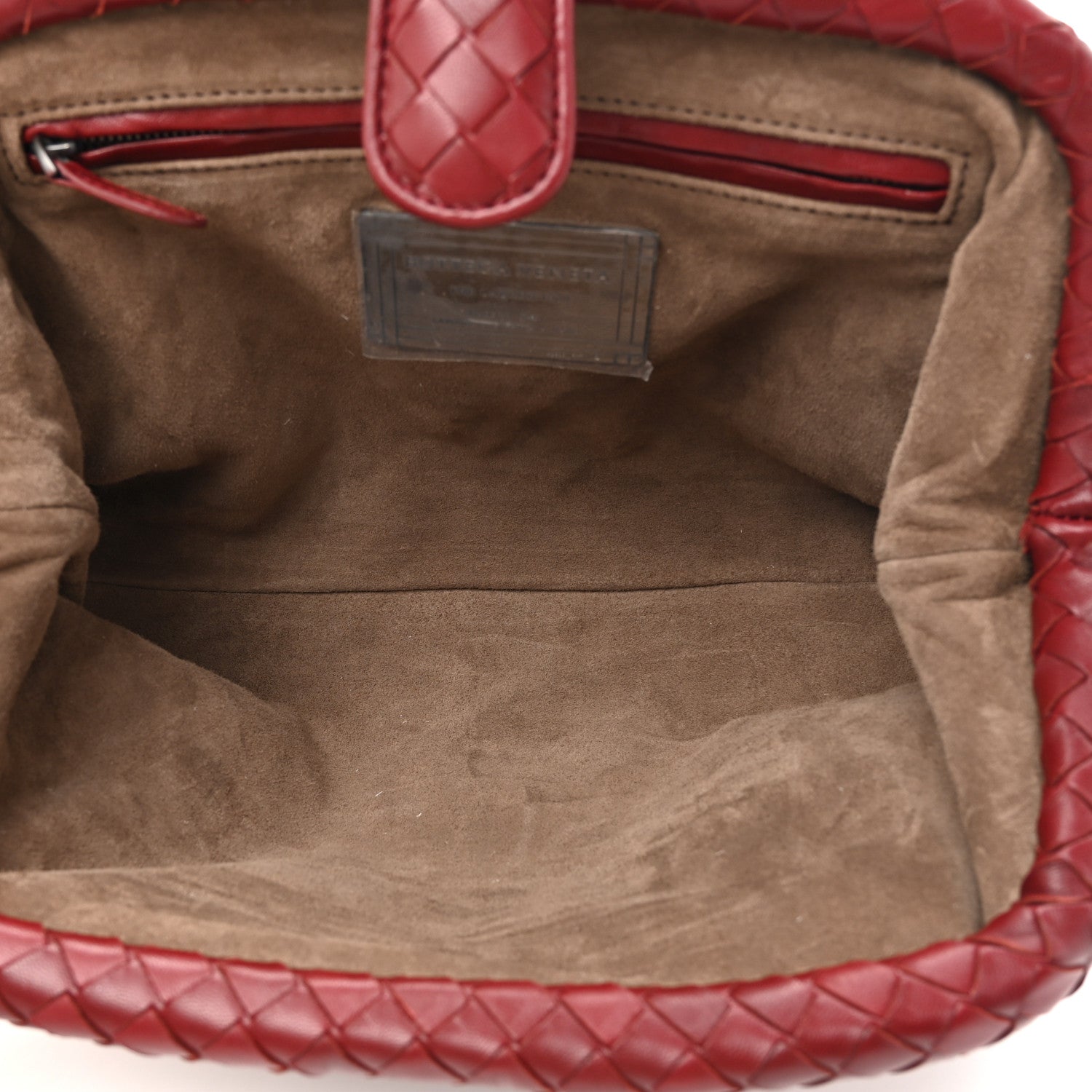 Bottega Veneta Nappa Intrecciato The Lauren 1980 Clutch Gigolo Red 5 of 6