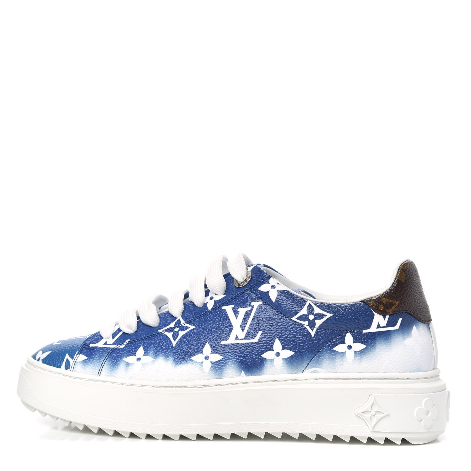 Louis Vuitton Monogram Escale Time Out Sneakers 36 Blue 1 of 8