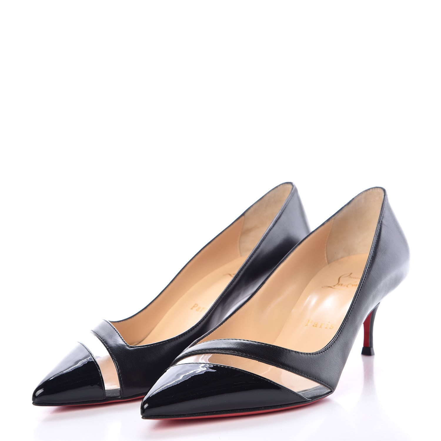 Christian Louboutin Nappa 17th Floor 55 Pumps 36.5 Black 3 of 8