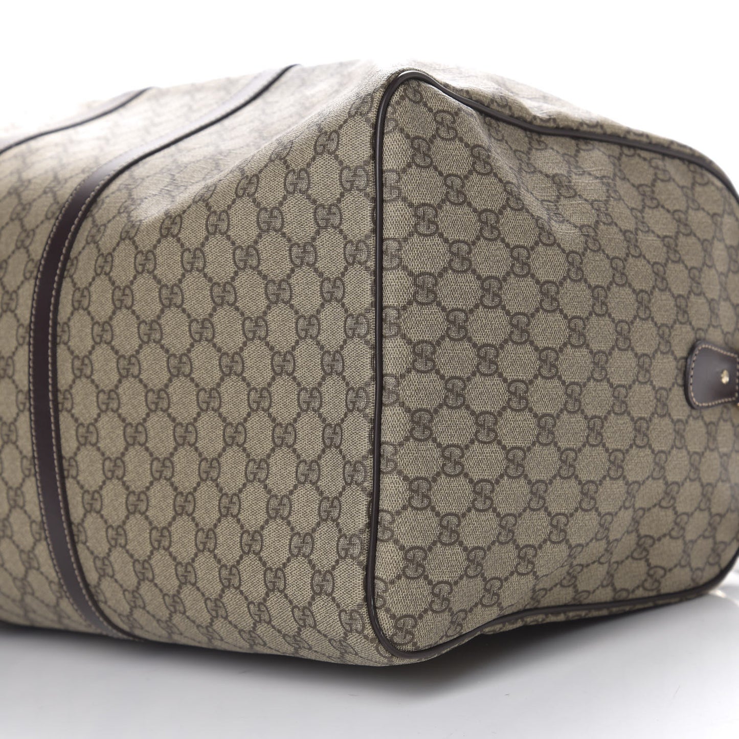 GG Plus Monogram Large Carry On Duffle Bag Brown