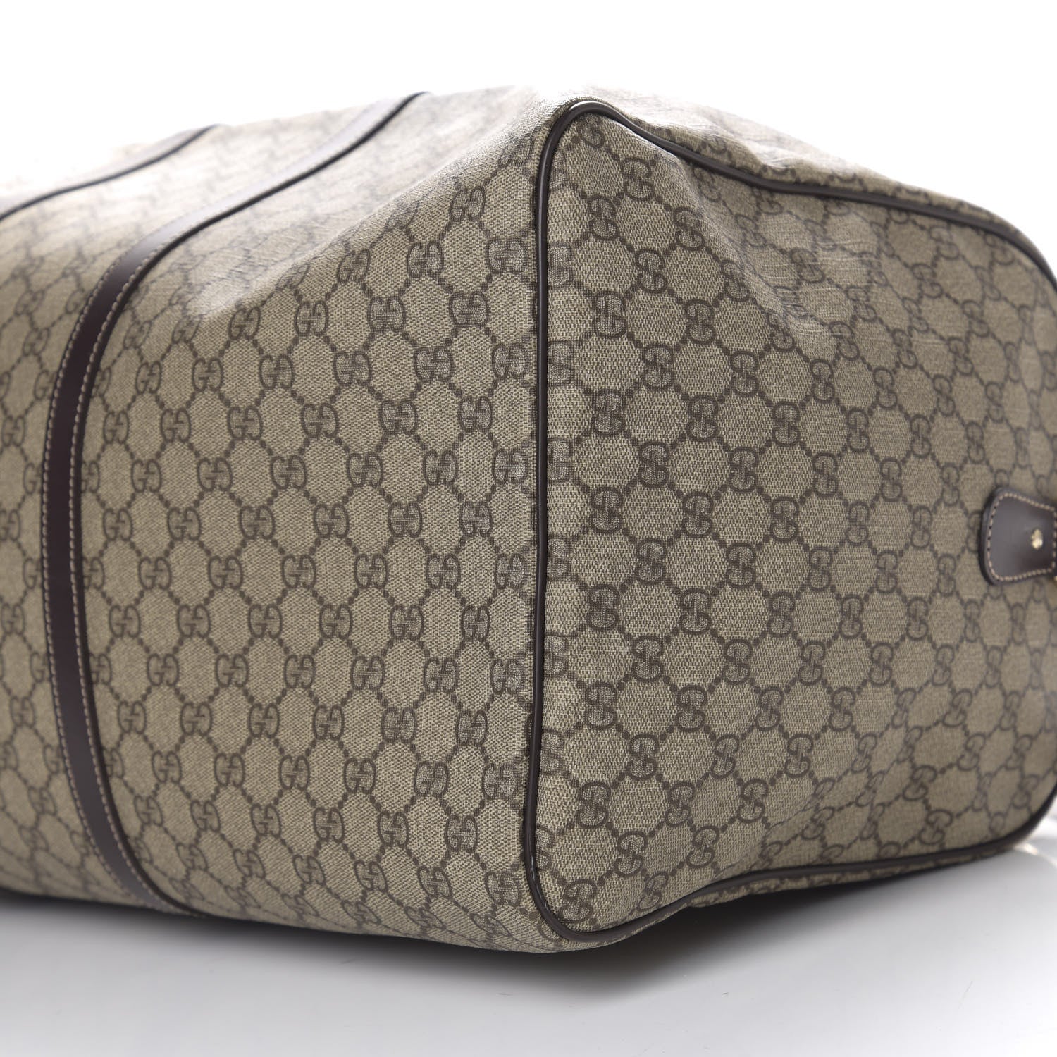 Gucci GG Plus Monogram Large Carry On Duffle Bag Brown 6 of 8
