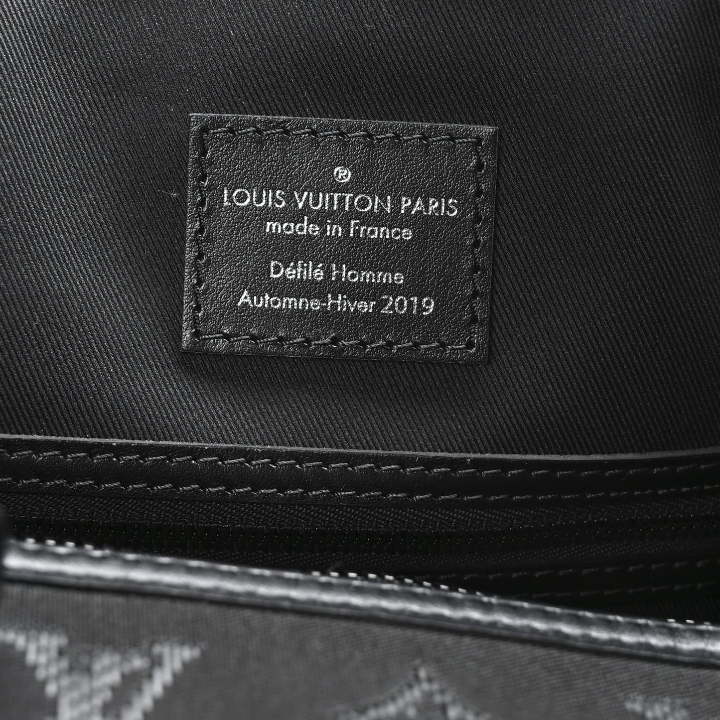 Jacquard Monogram Light Up Keepall Bandouliere 50  Black