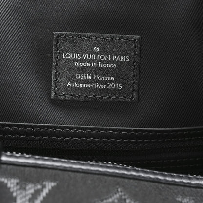 Louis Vuitton Jacquard Monogram Light Up Keepall Bandouliere 50  Black 6 of 11