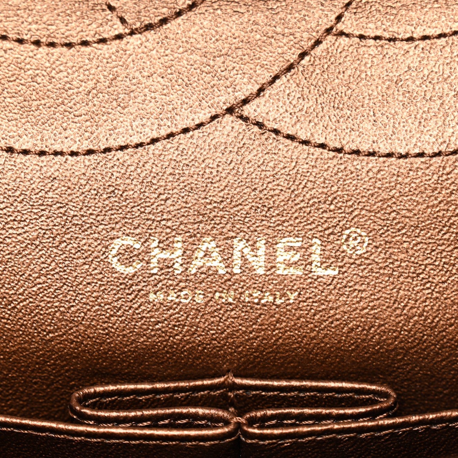 Chanel Metallic Aged Calfskin Quilted 2.55 Reissue 226 Flap Bronze 6 of 12